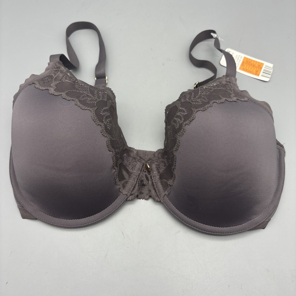 Natori‎ Women Refined Contour Underwire Bra Gunmetal 32DD